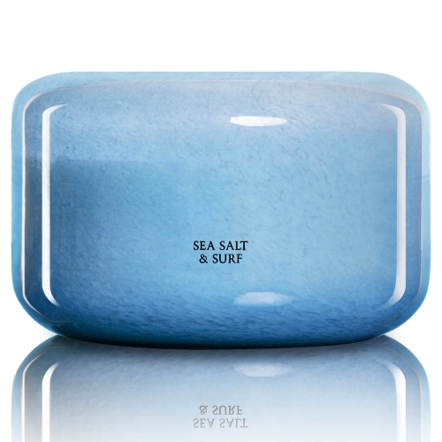 Sea Salt & Surf | Handmade Mouth-Blown Glass Large Jar Candle