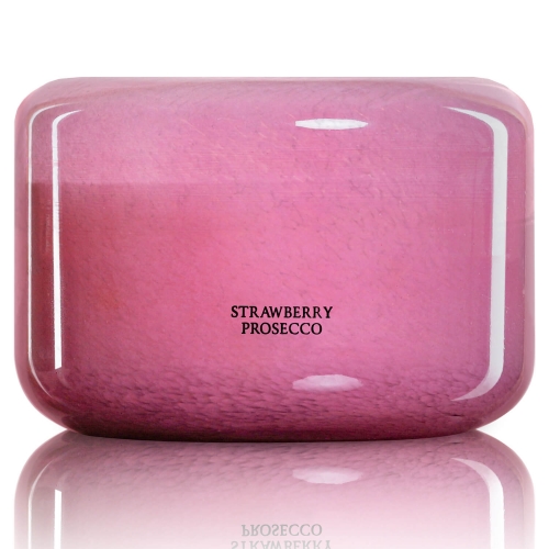 Strawberry Prosecco | Handmade Mouth-Blown Glass Large Jar Candle