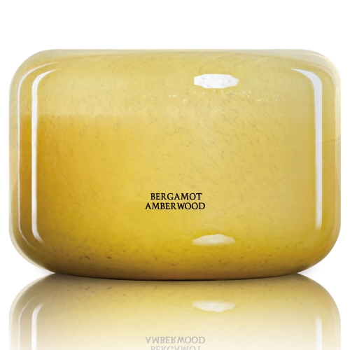 Bergamot Amberwood | Handmade Mouth-Blown Glass Large Jar Candle