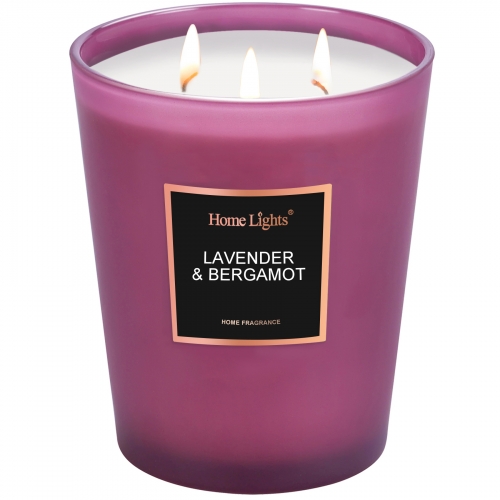Lavender & Bergamot Large Jar Candle | SELECTION SERIES 1316 Model